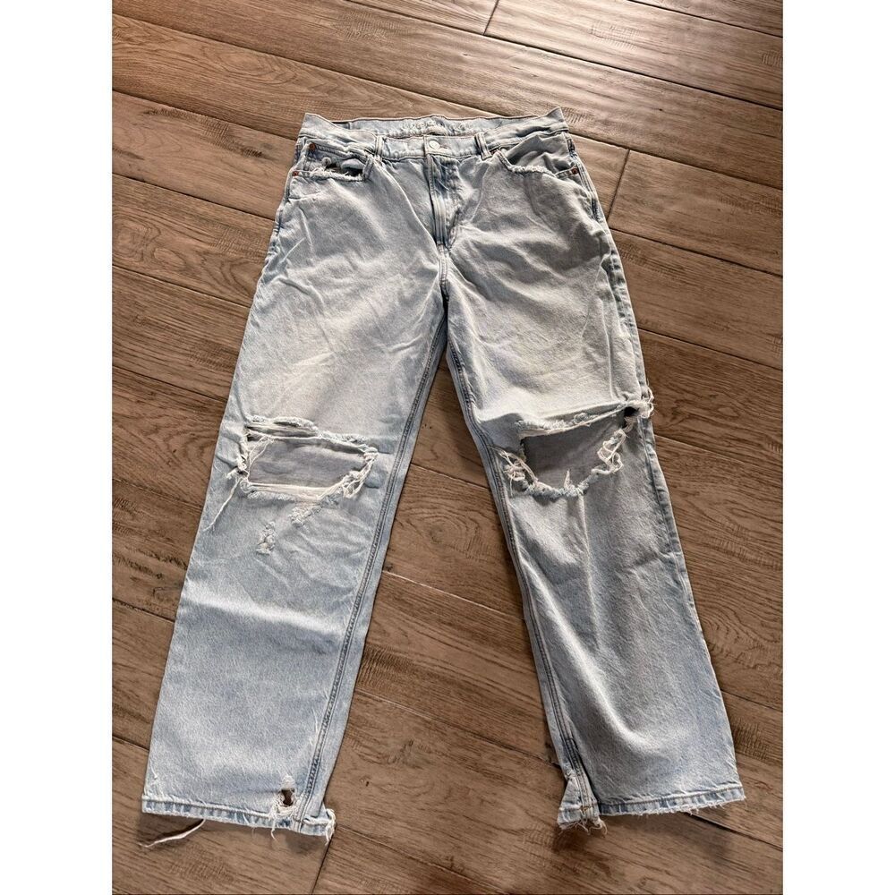 American Eagle ex-boyfriend Jeans distressed 12 regular